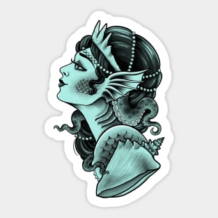 Queen of the Deep Sticker